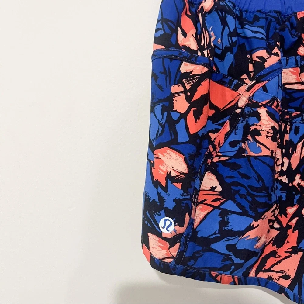 Lululemon Tracker Short IV in Paint Storm Harbor